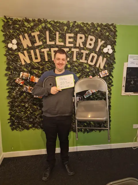 A Willerby Nutrition club member’s check-in in Willerby