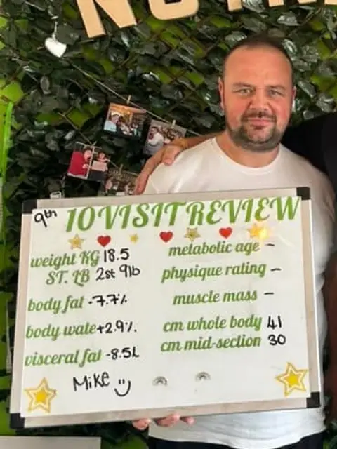 A Willerby Nutrition club member’s check-in in Willerby