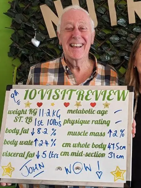 A Willerby Nutrition club member’s check-in in Willerby